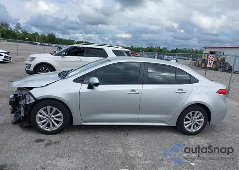 2025 Toyota Corolla Hybrid Le from USA, damaged, VIN JTDBCMFE7S3105937